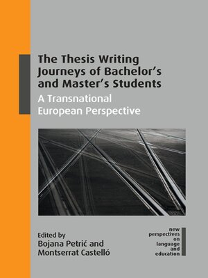 cover image of The Thesis Writing Journeys of Bachelor's and Master's Students